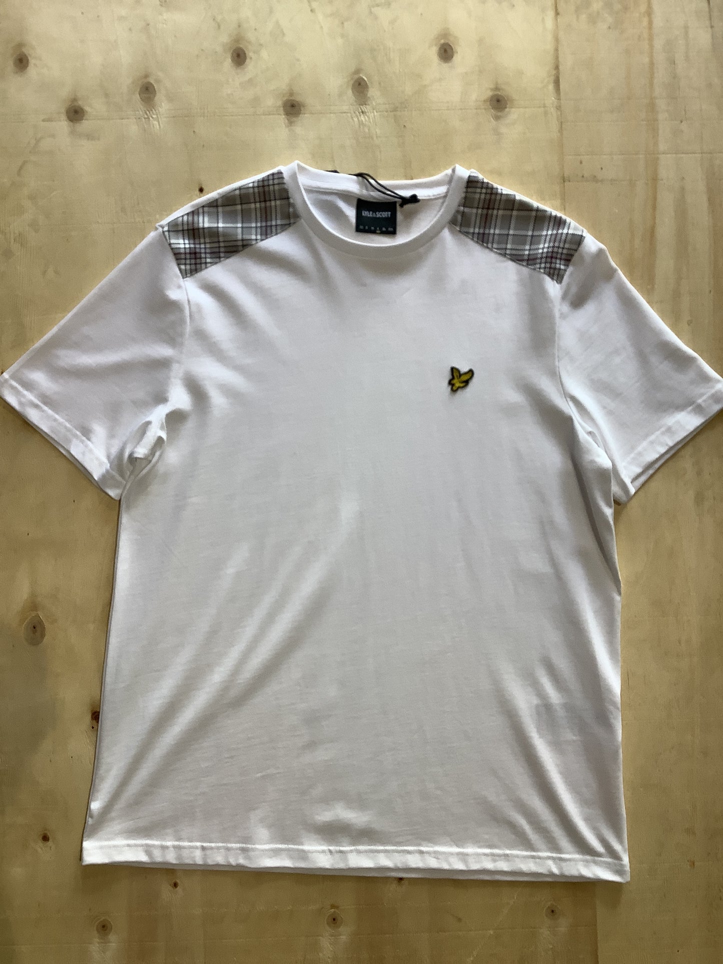 Lyle & Scott Check Panel Tee