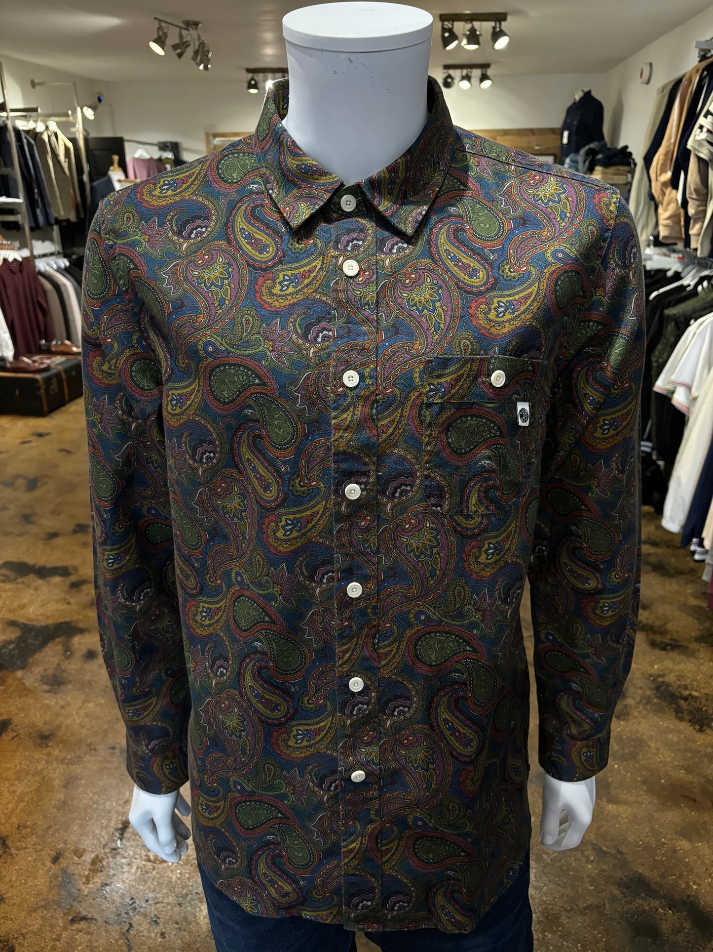 Pretty Green 15th Anniversary Paisley Shirt