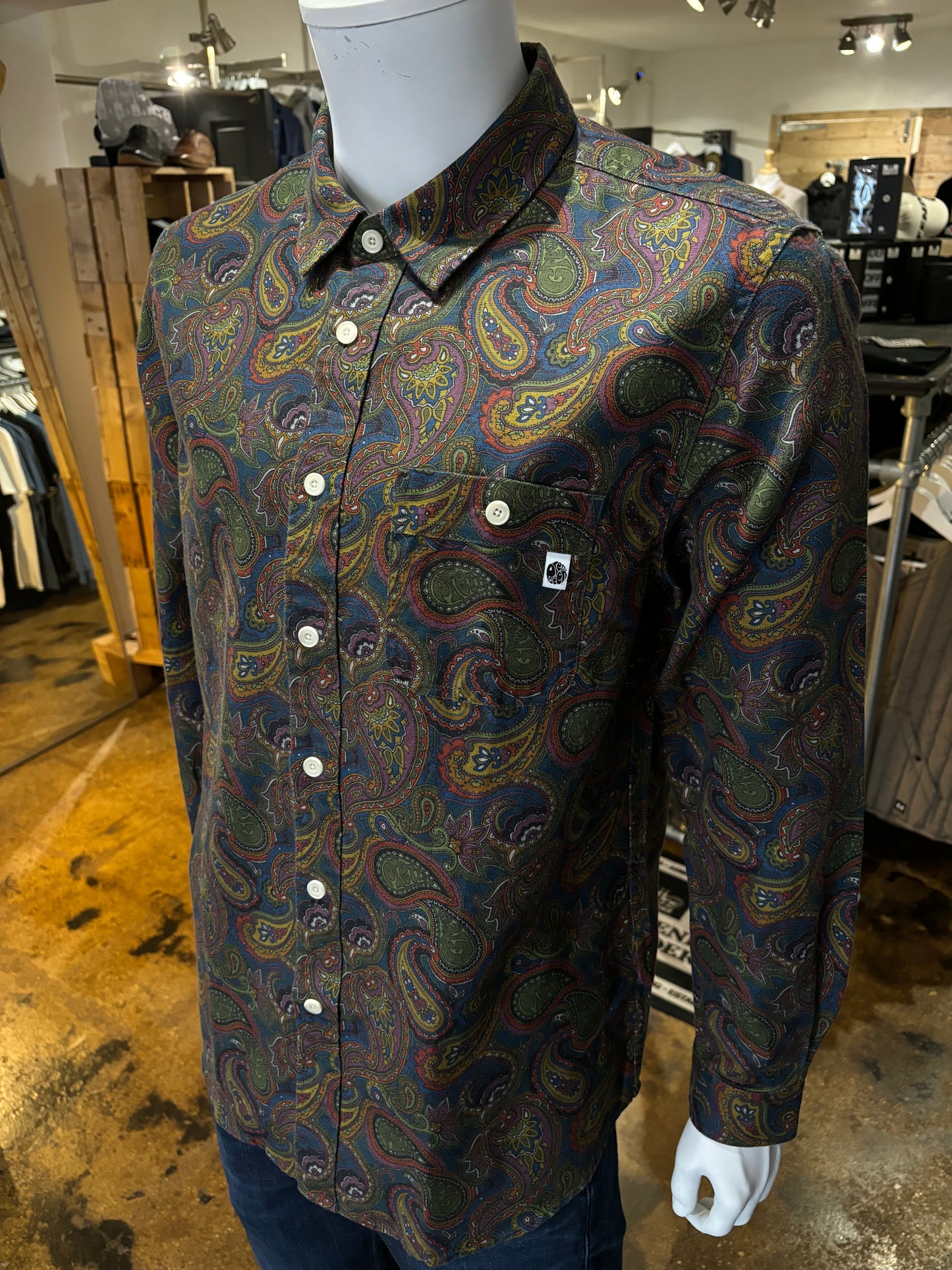 Pretty Green 15th Anniversary Paisley Shirt