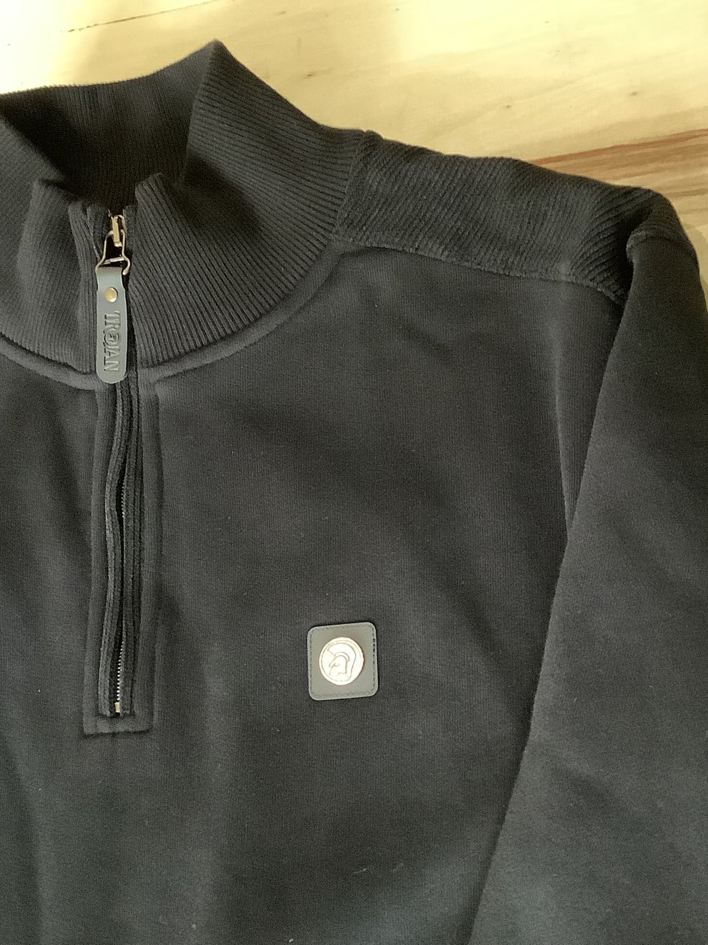 Trojan 1/4 Zip Cord Trim Sweat