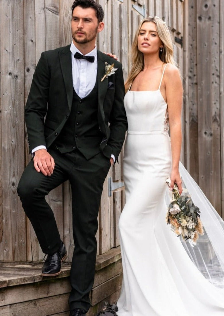 Marc Darcy Bromley Suit - Olive