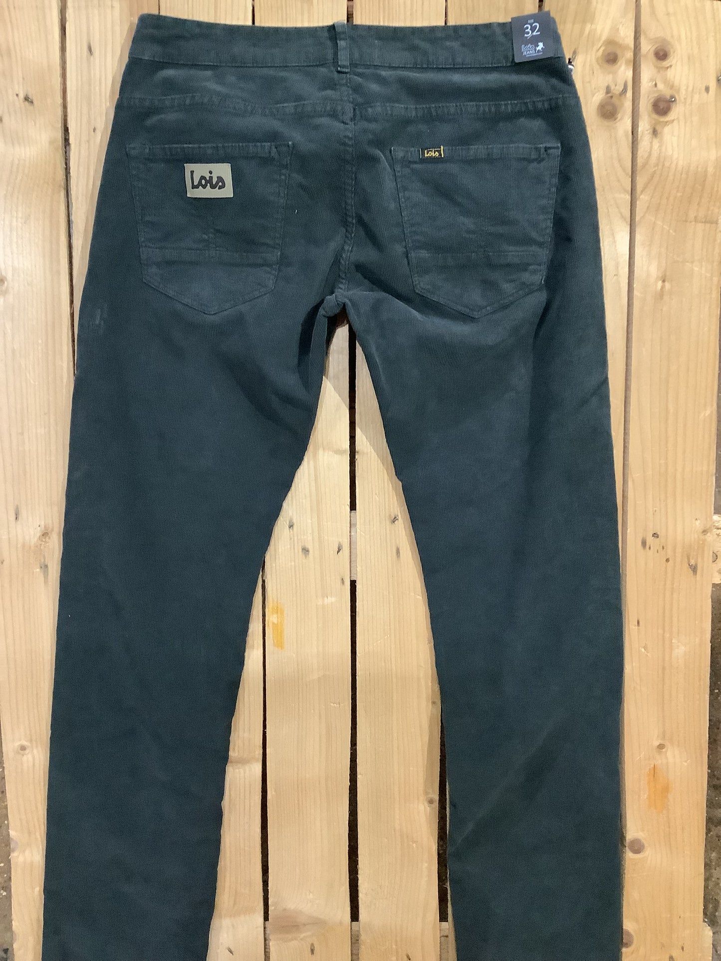 Lois Sierra Cord in Charcoal - Back