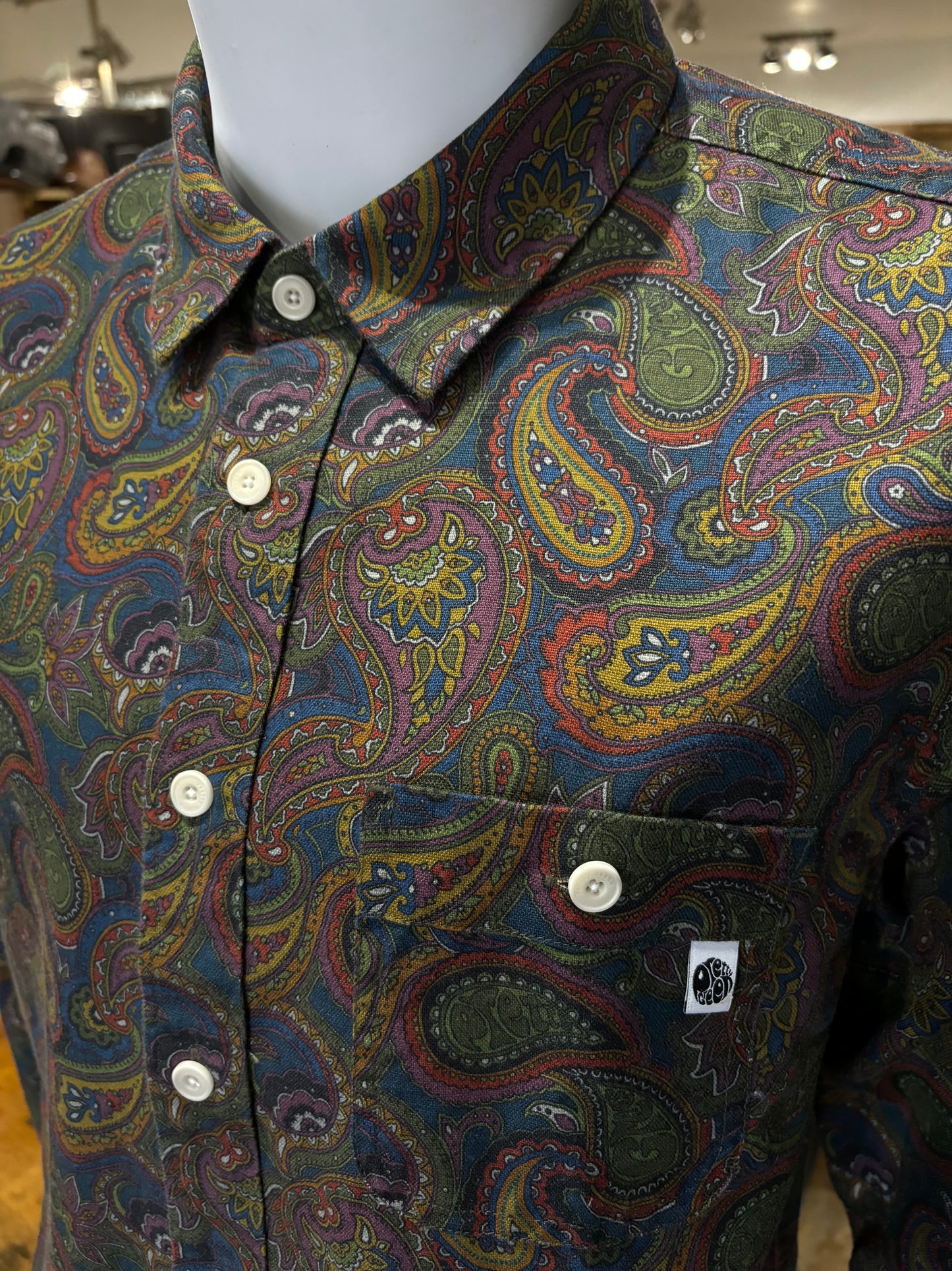Pretty Green 15th Anniversary Paisley Shirt