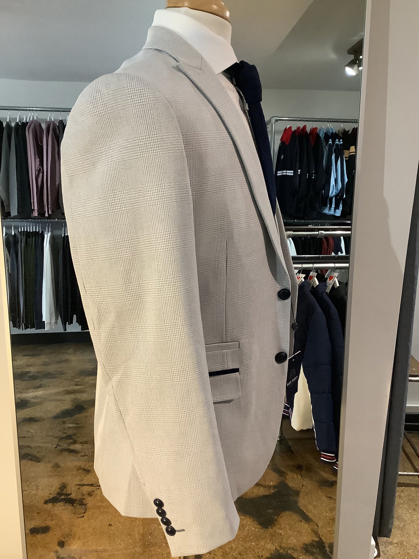 Marc Darcy Bromley Suit - Stone