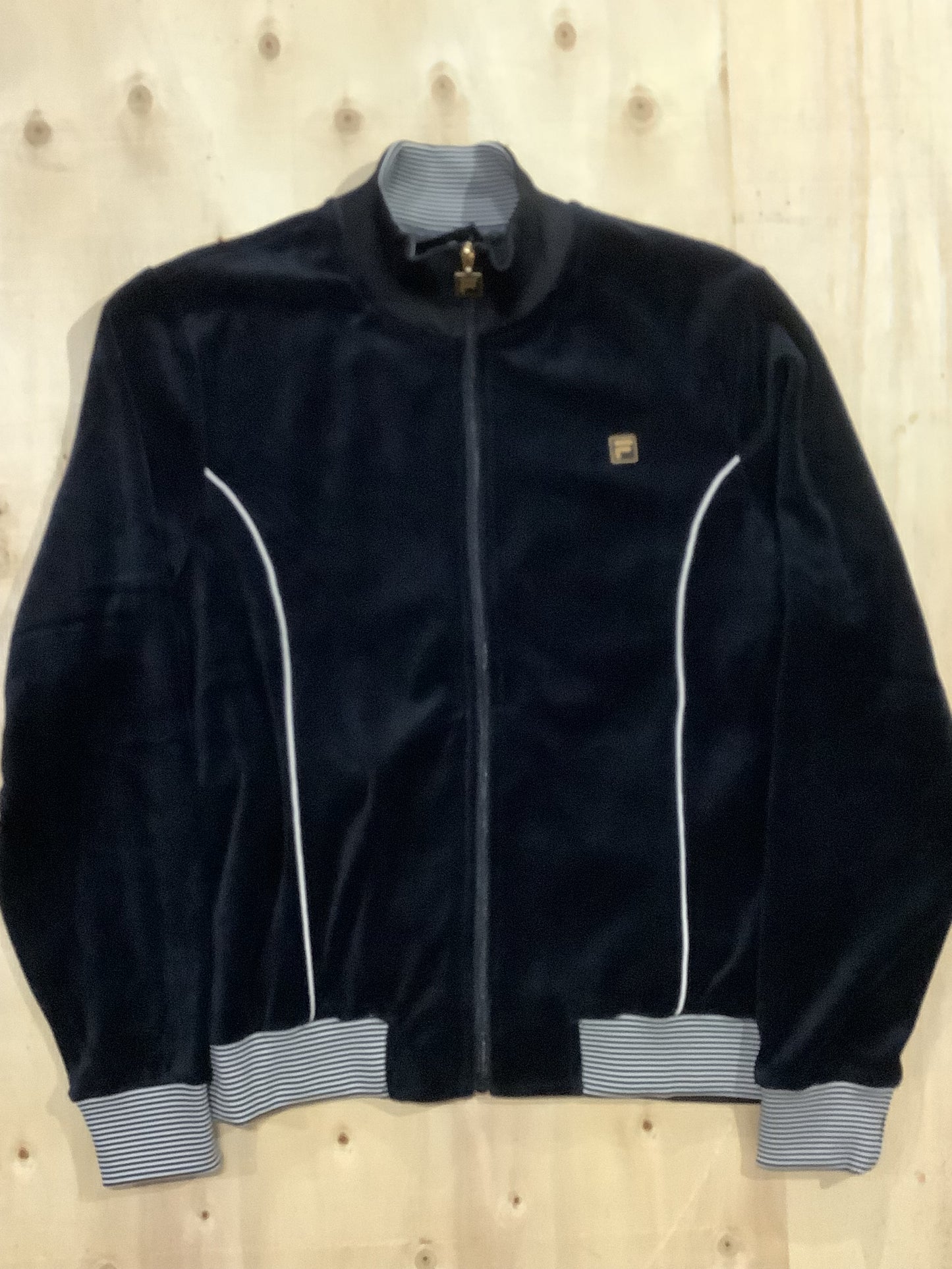 Fila Gold Bosa Velour Tracktop - Black