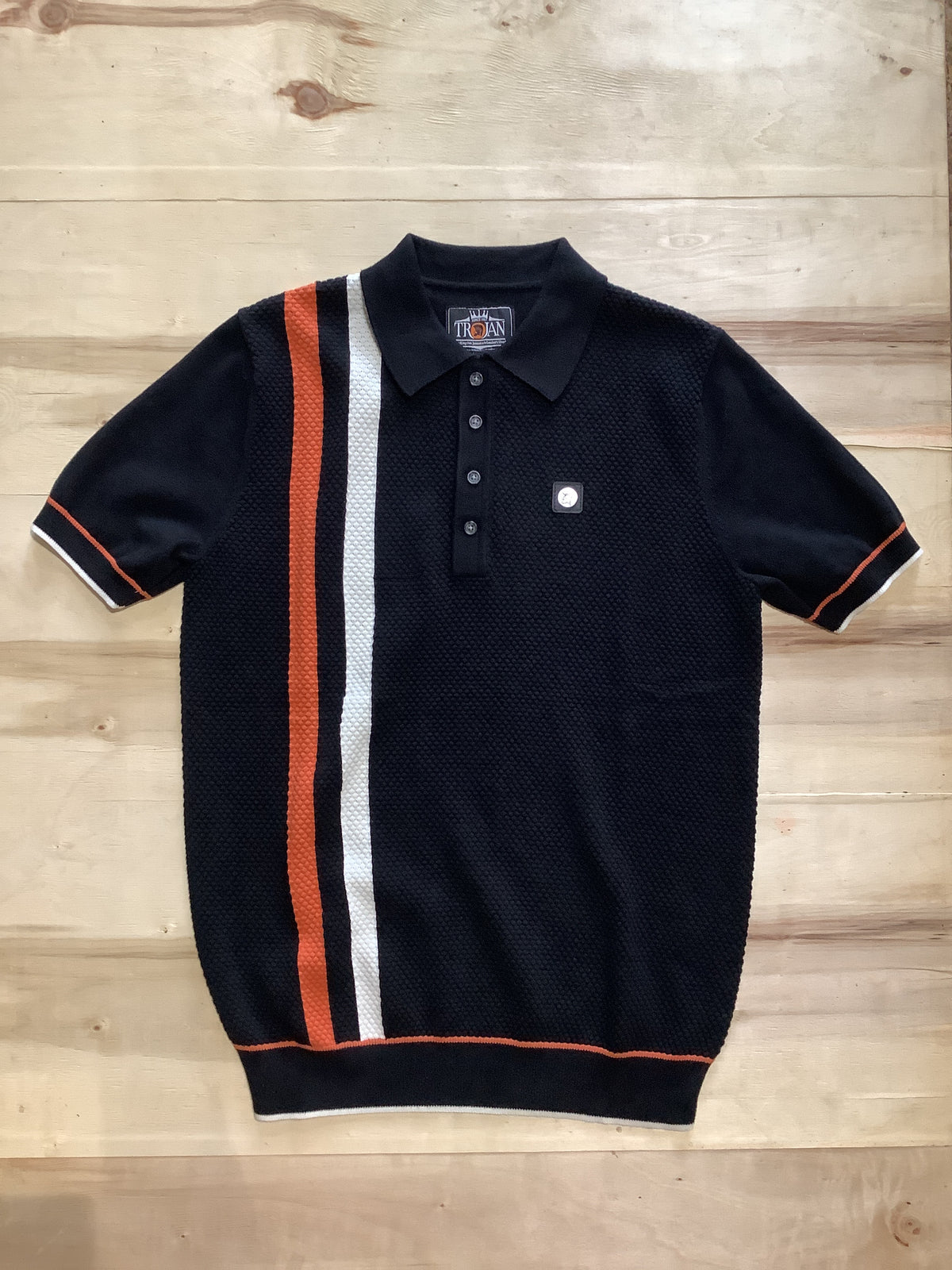 Trojan Trojan Racing Stripe Polo