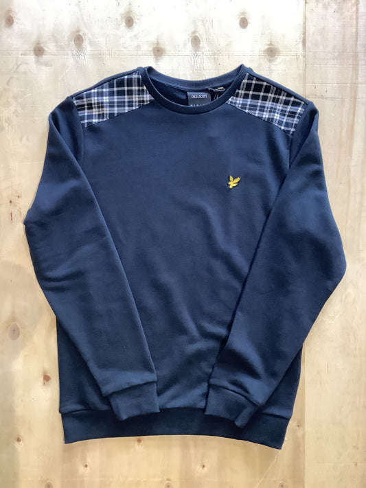 Lyle & Scott Check Panel Sweat