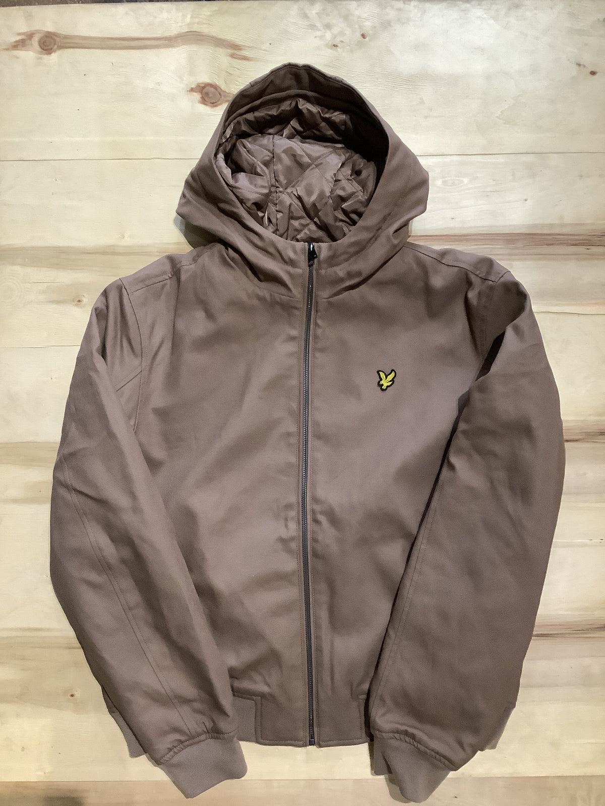 Lyle & Scott Wadded Canvas Zip Through Jacket