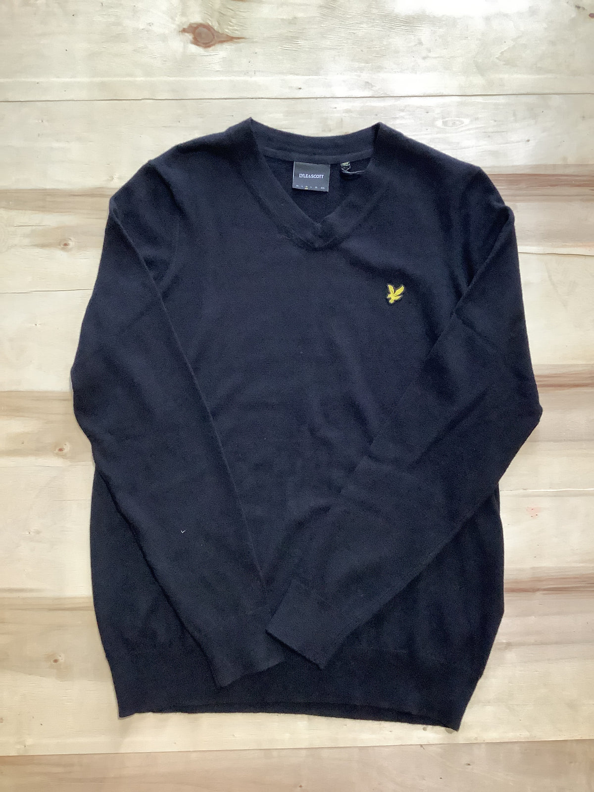 Lyle & Scott Cotton Merino V Neck Knit