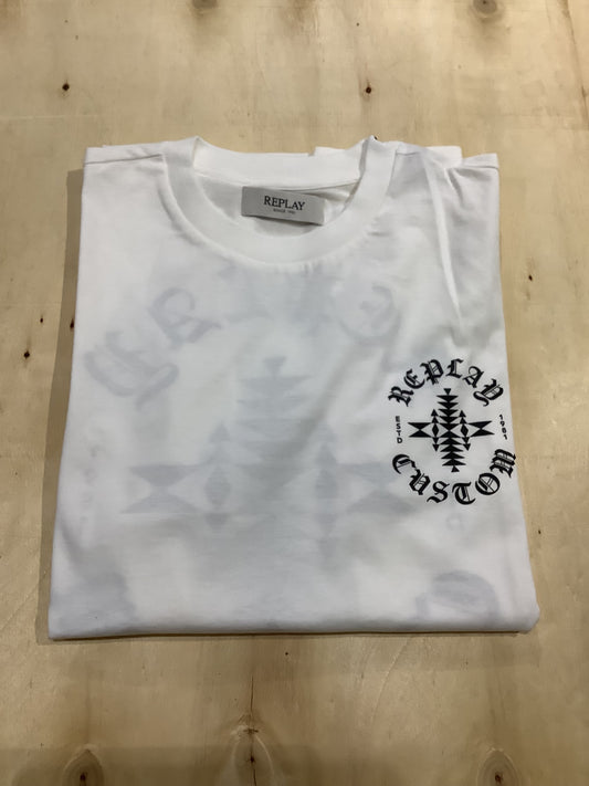 Replay Custom Logo Tee M3052