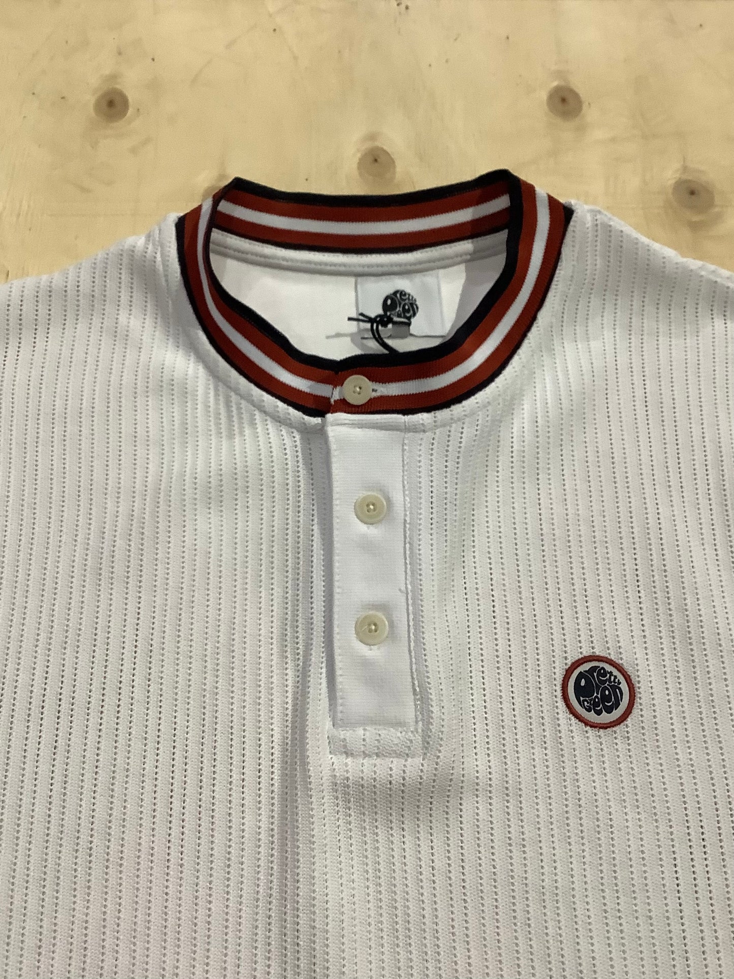 Pretty Green Cressa Tipped Grandad Tee