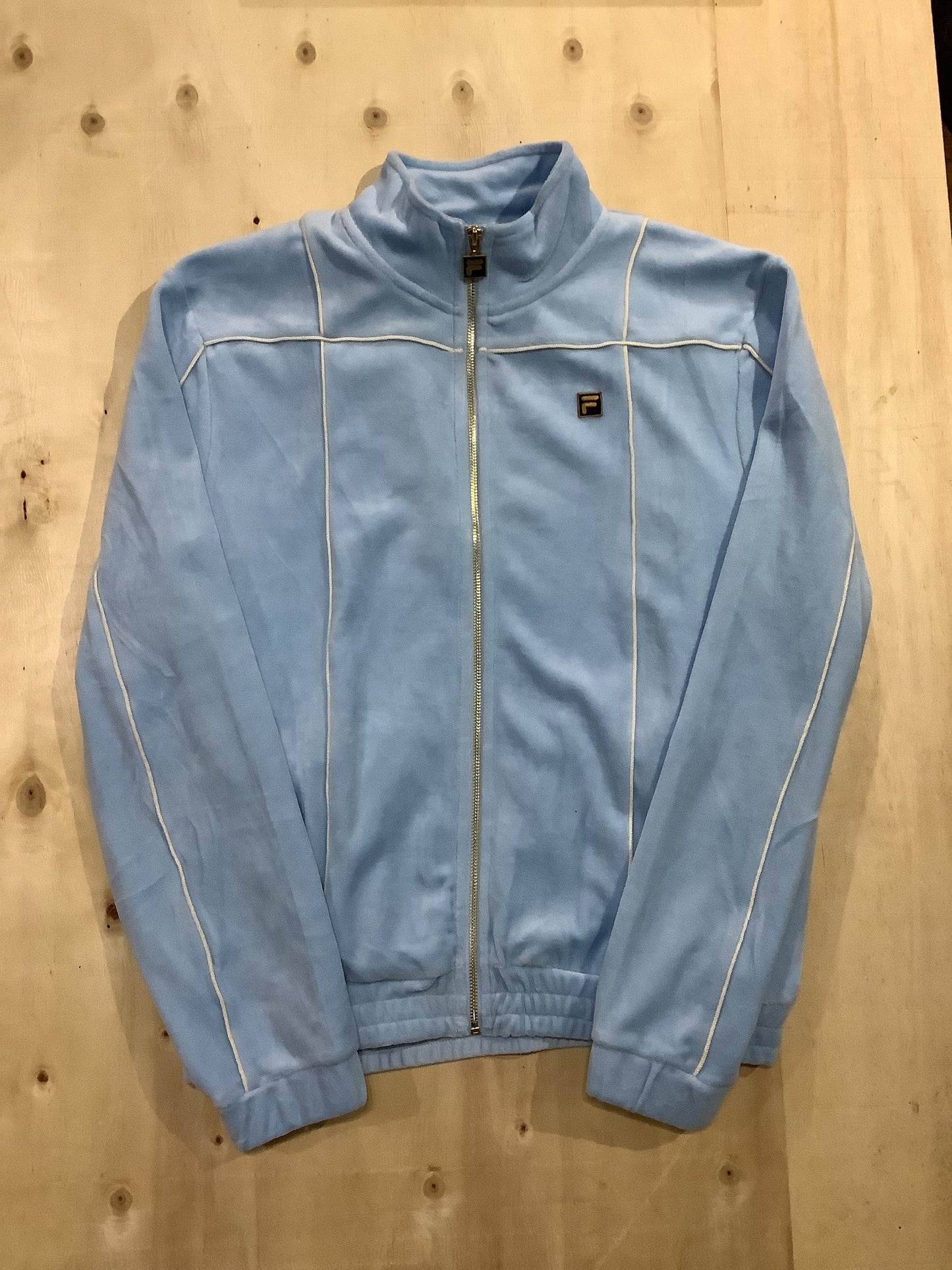 Fila Gold Nicols Velour Track Top - Sky