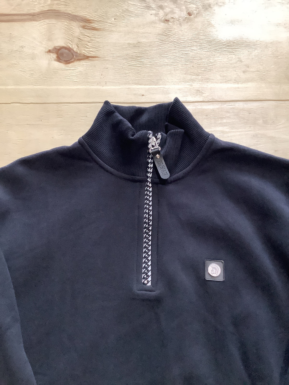 Trojan Quarter Zip Trim Sweat