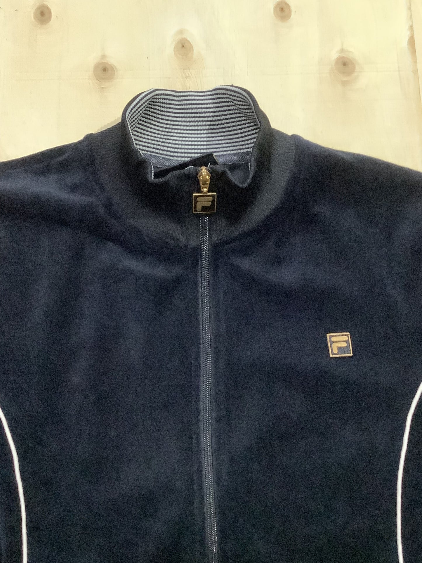 Fila Gold Bosa Velour Tracktop - Black