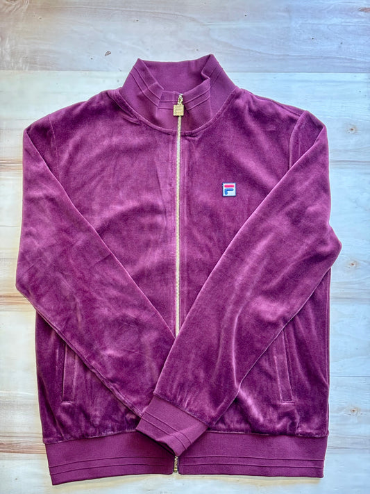 Fila Nero  Velour Track Top