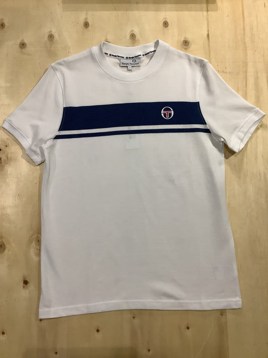 Sergio Masters Denim Tee - White