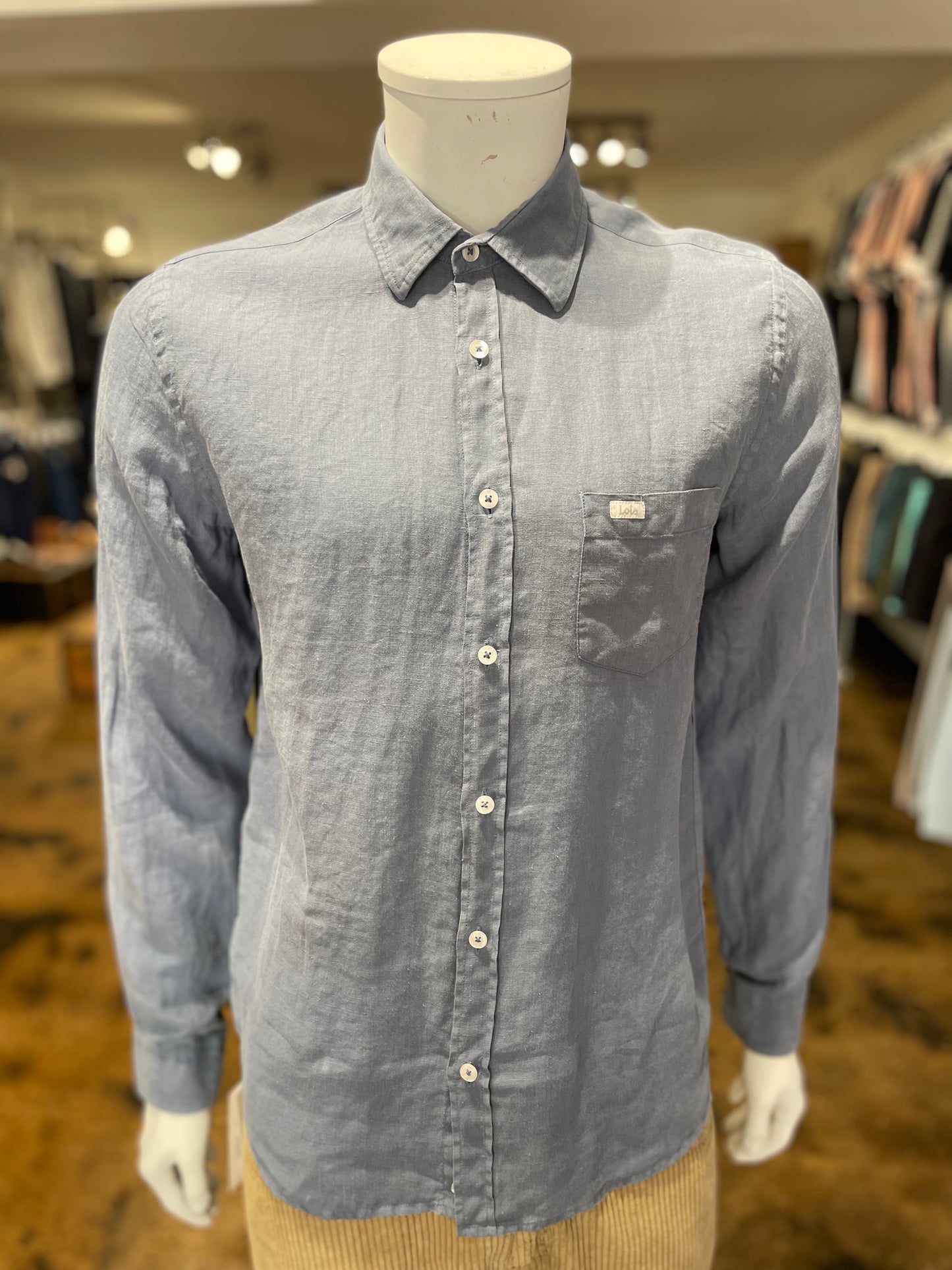Lois Lucas 1132 Linen Shirt