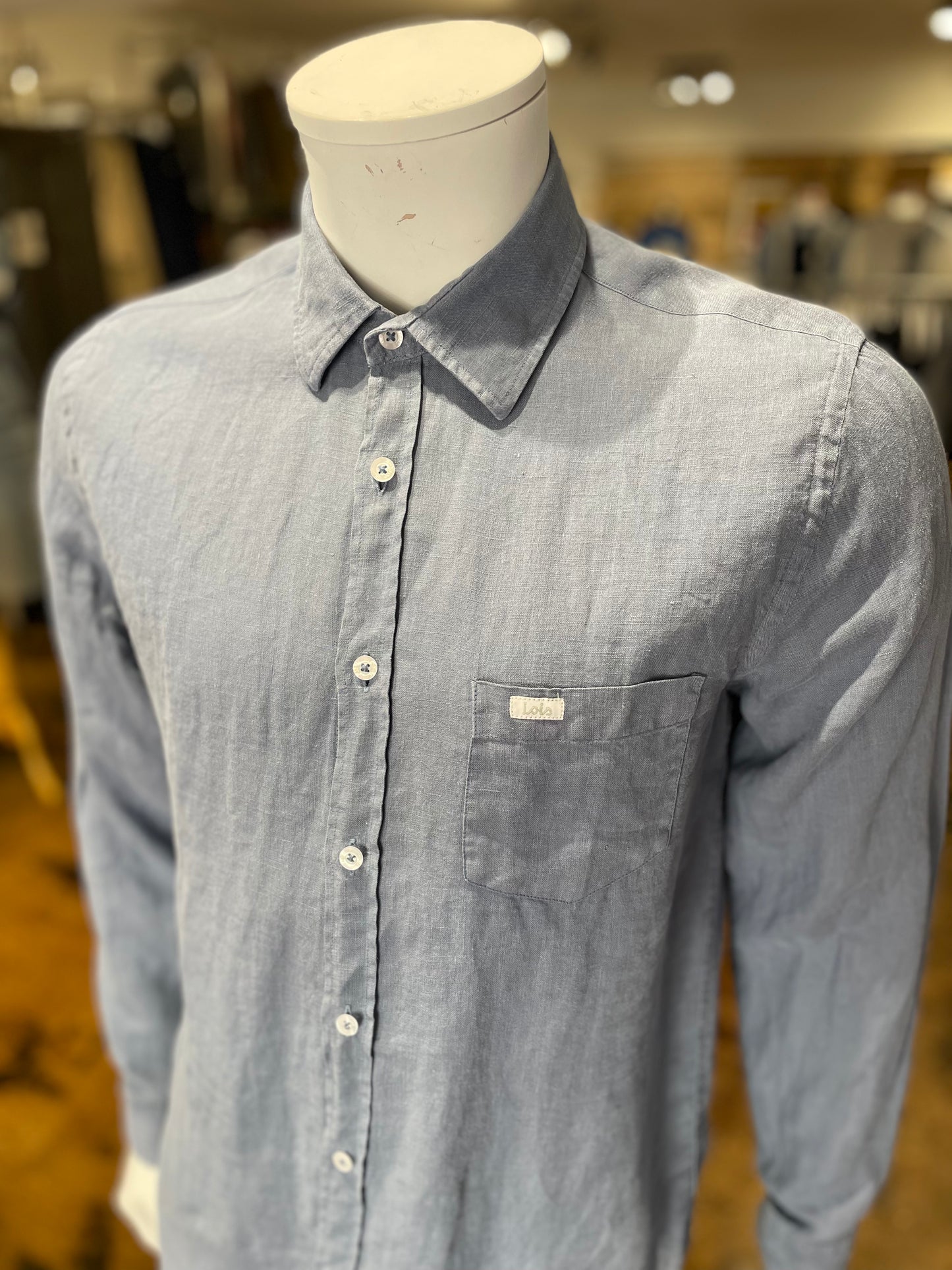 Lois Lucas 1132 Linen Shirt