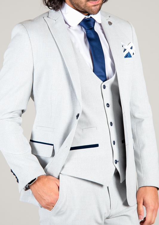 Marc Darcy Bromley Suit - Stone