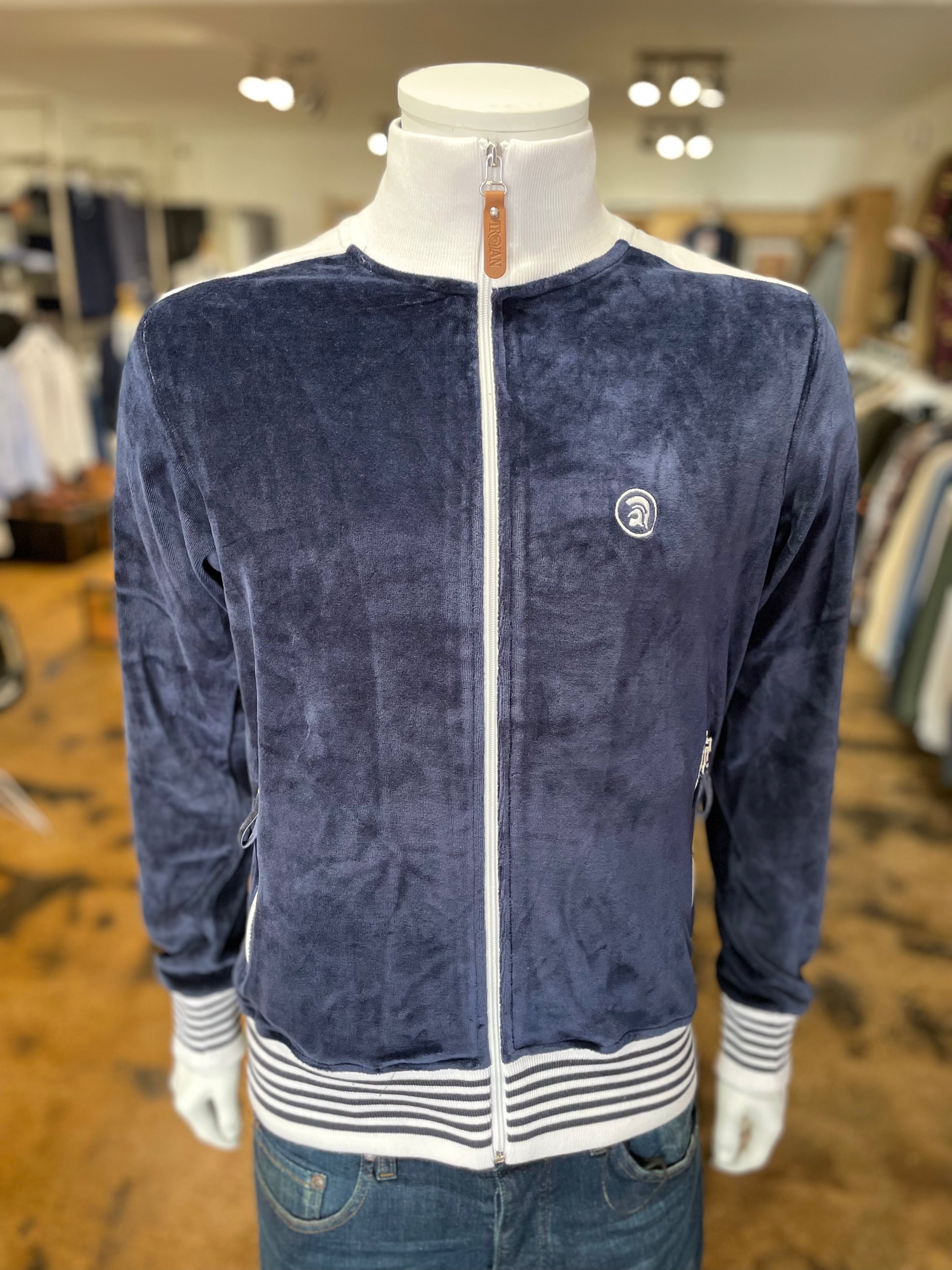 Trojan Velour Track Top Collective 13 Clothing