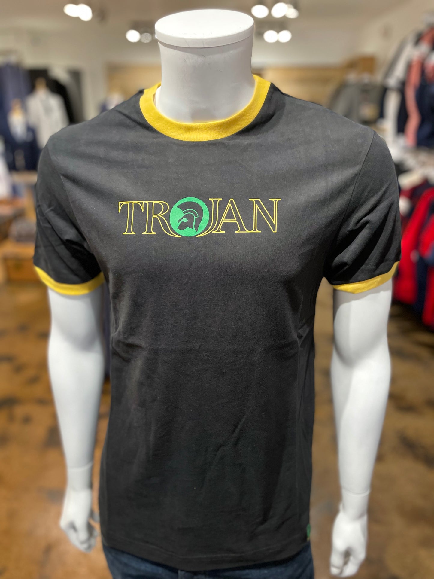 Trojan Logo Tee TC/1004 Black
