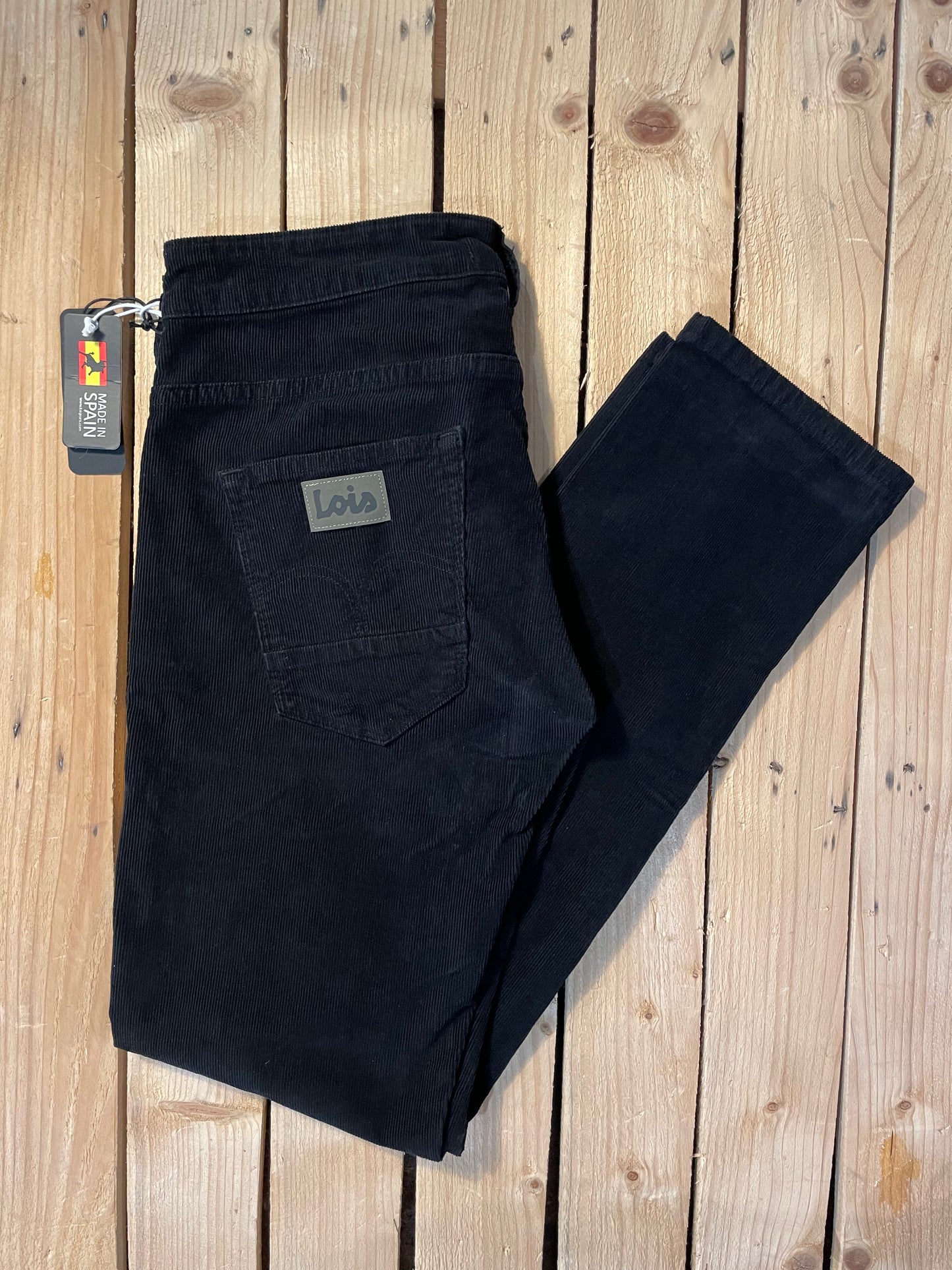 Lois needle cord sierra fit - Dark Brown