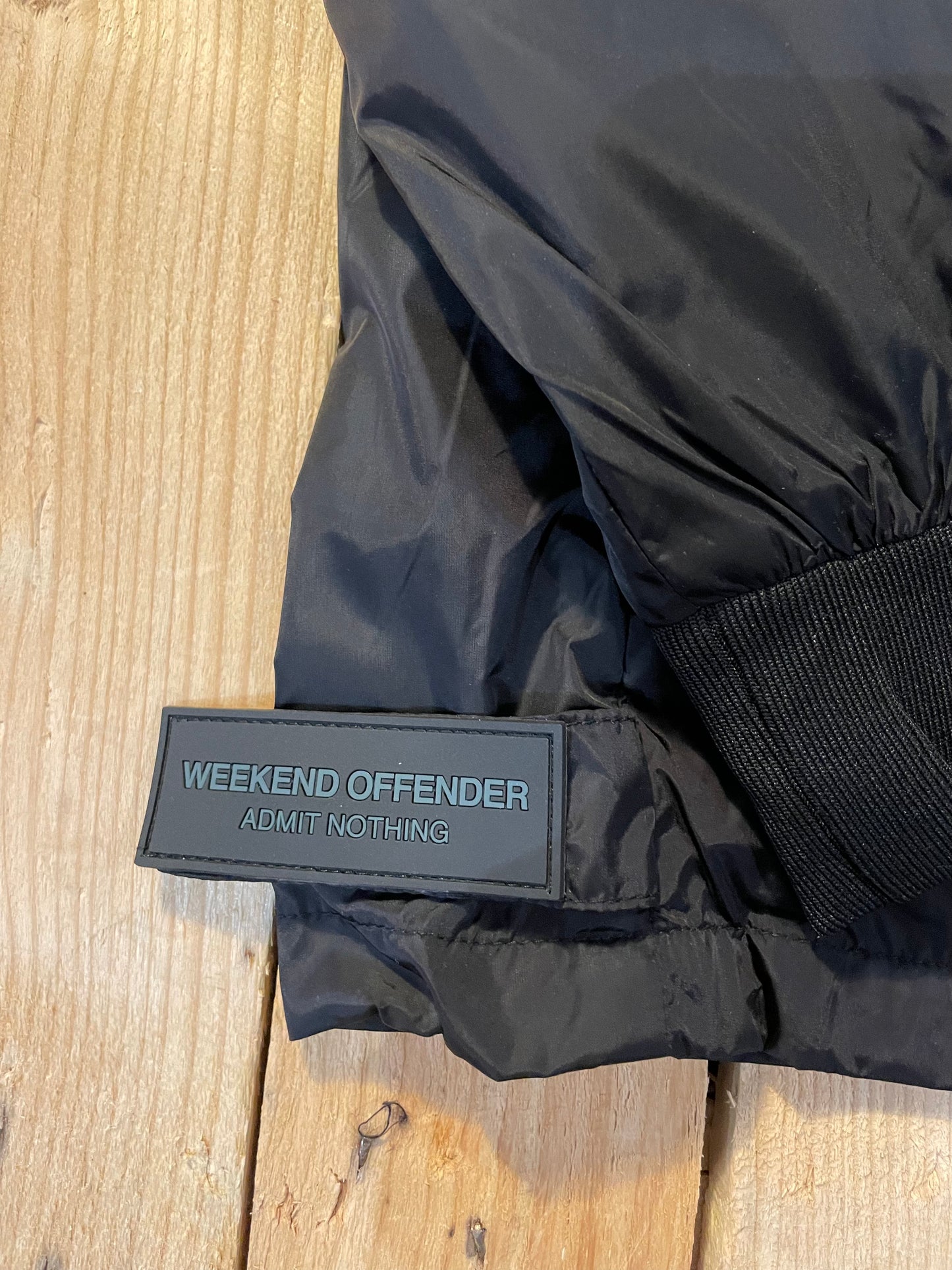 Weekend Offender Fluid Nylon Jacket Black